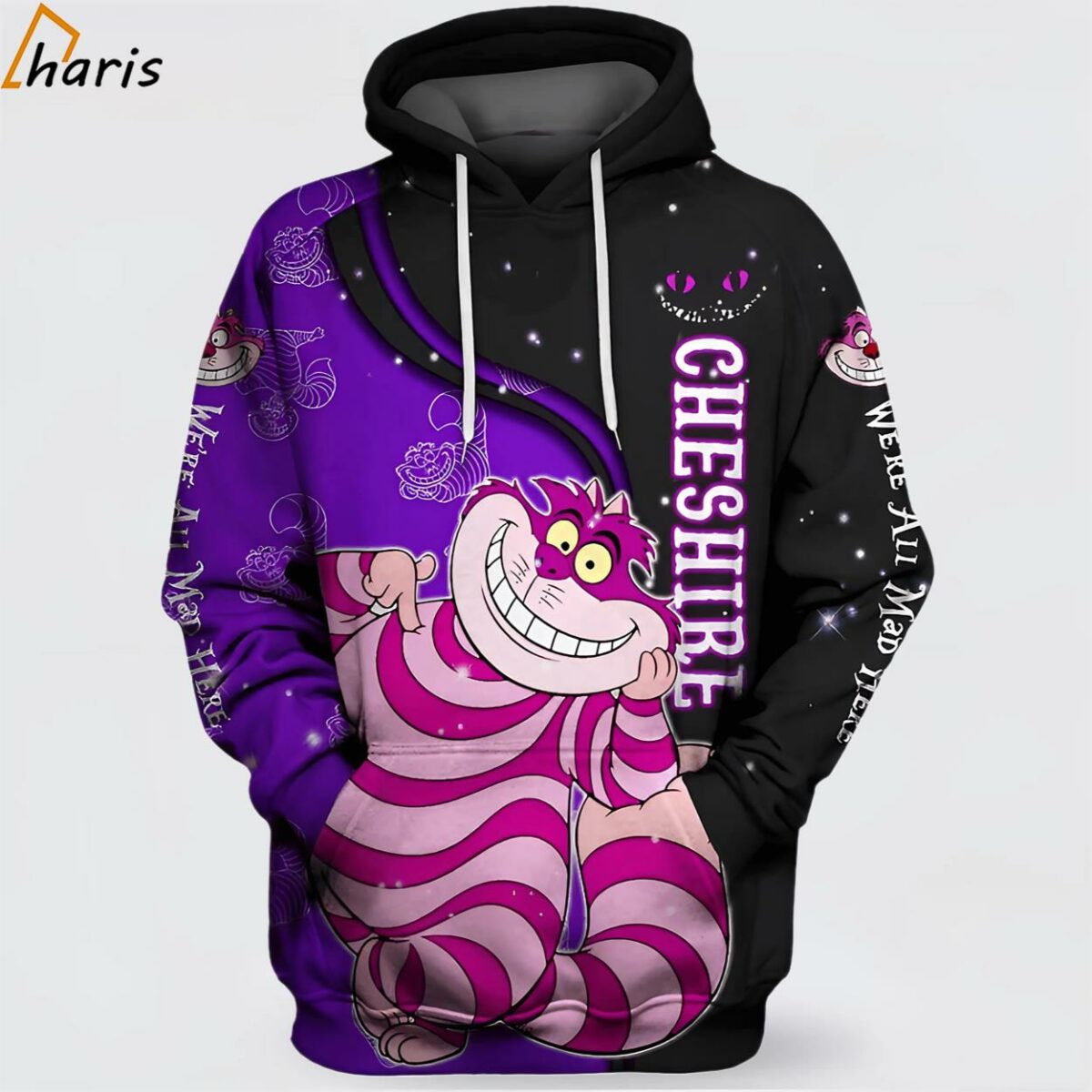 Cheshire Cat All Over Print 3D Hoodie 1 jersey
