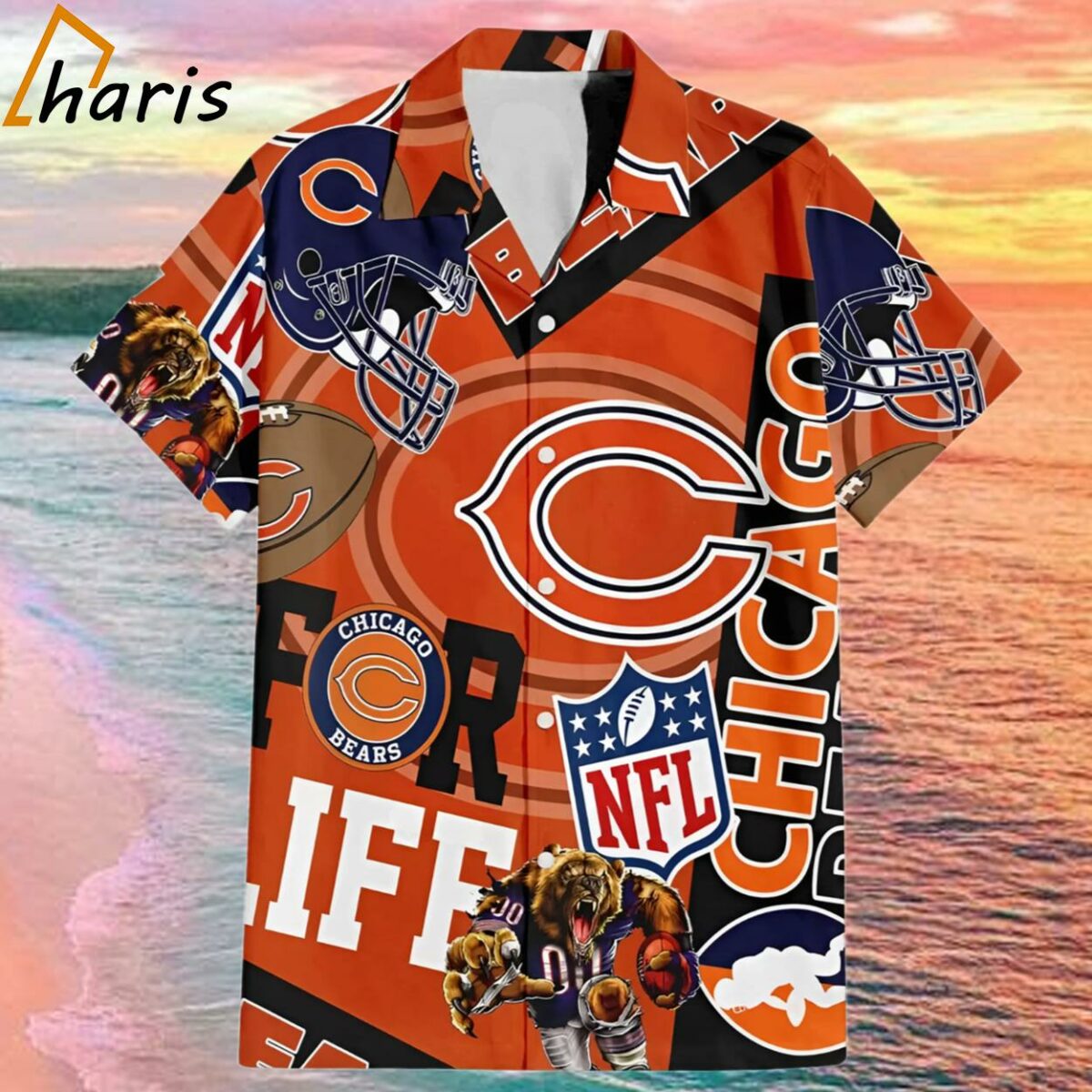 Chicago Bears NFL Summer Hawaiian Shirt 1 1