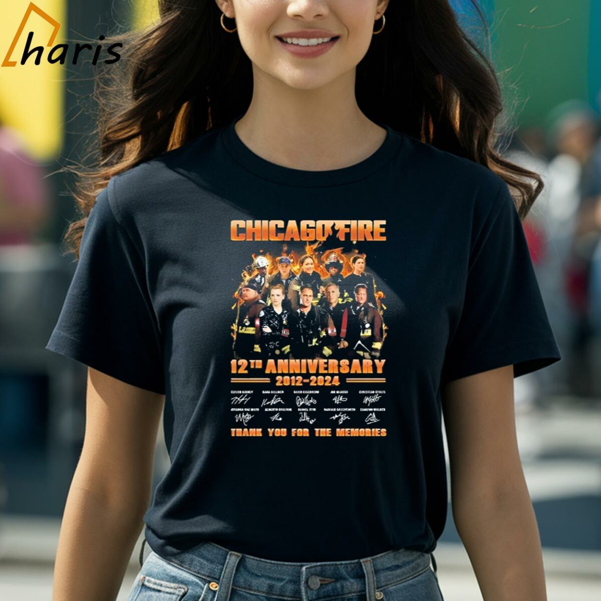 Chicago Fire Characters 12th Anniversary 2012 2024 Thank You For The Memories T Shirt 2 Shirt