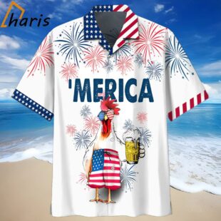 Chicken Trendy Hawaiian Shirt Independence Day Is Coming 1 1