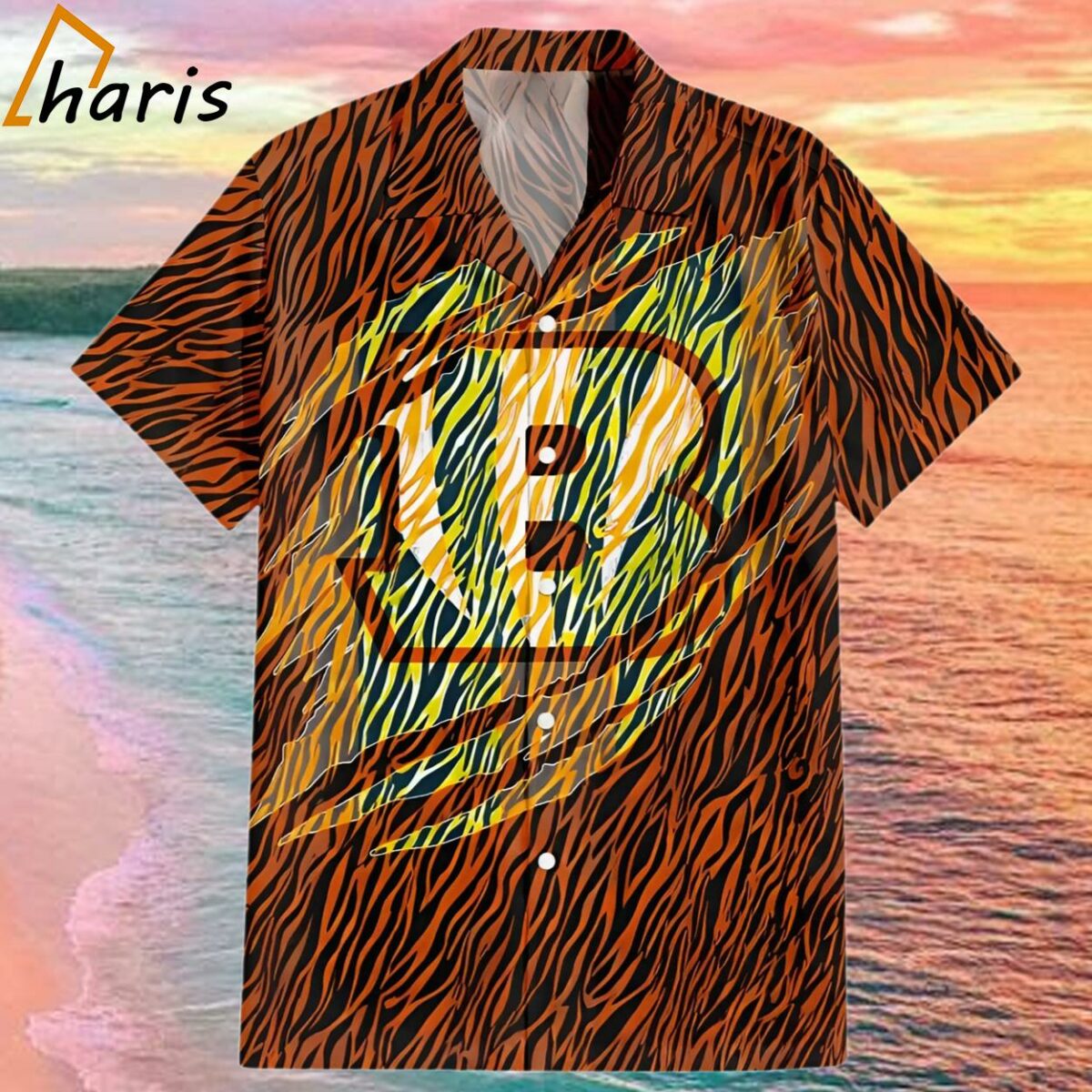 Cincinnati Bengals Tiger Fury Hawaiian Shirt 1 1