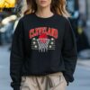 Cleveland Basketball Vintage Net Skyline Shirt 3 Sweatshirt