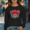 Cleveland Basketball Vintage Net Skyline Shirt 4 Long sleeve shirt