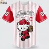 Cleveland Indians Special Hello Kitty MLB Custom Name Number Baseball Jersey 1 jersey