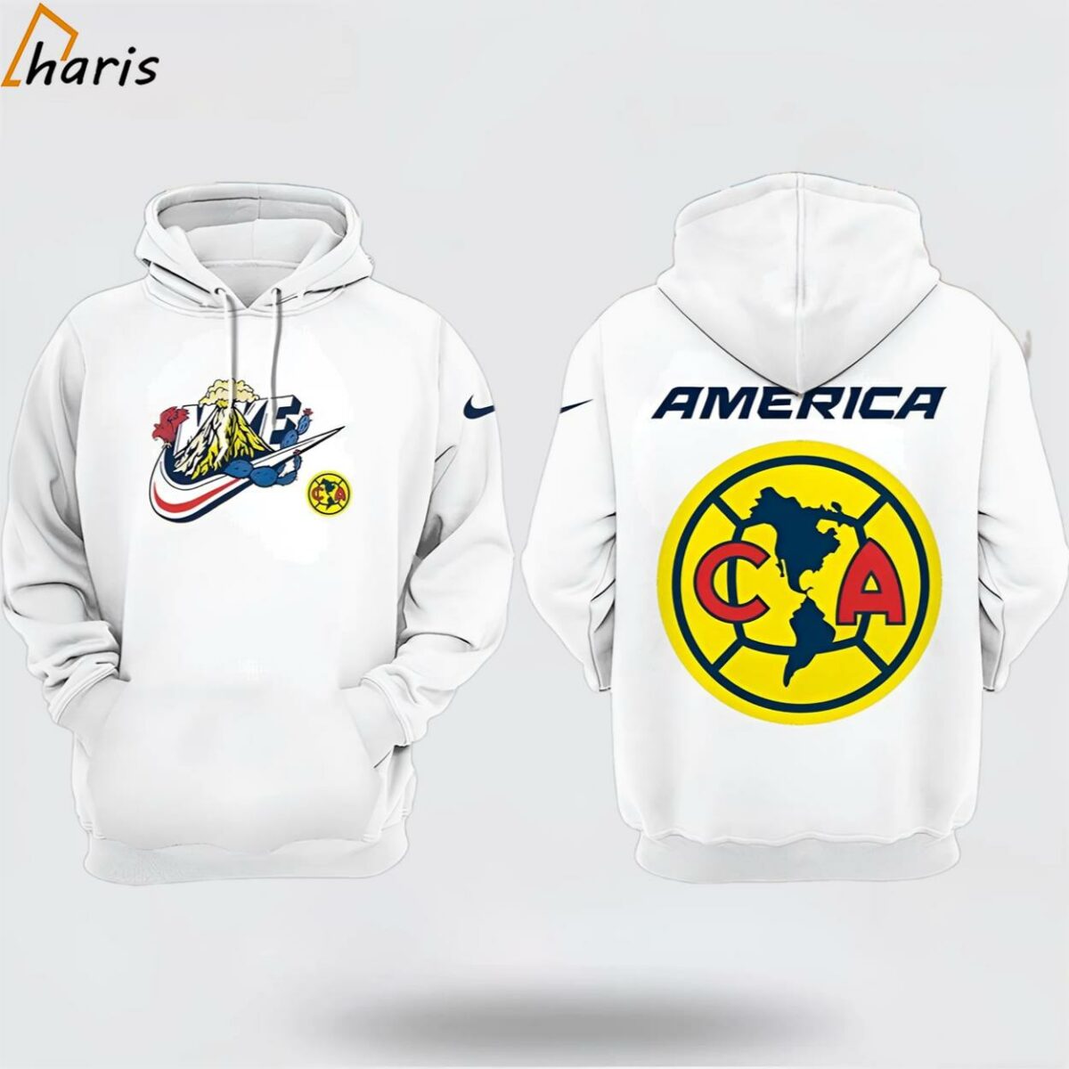 Club America 2024 3D Hoodie 1 jersey