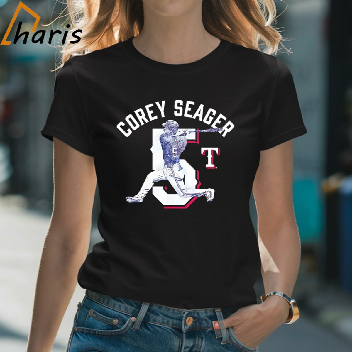 Corey Seager Texas Rangers Player Swing Shirt 2 Shirt
