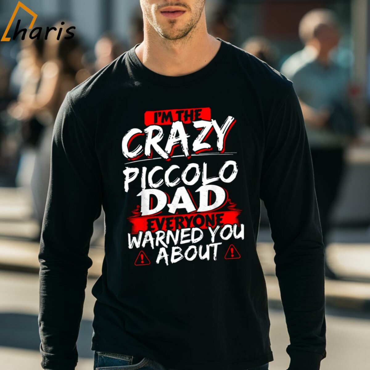 Crazy Piccolo Dad Funny Hobby Gift Shirt 4 long sleeve shirt
