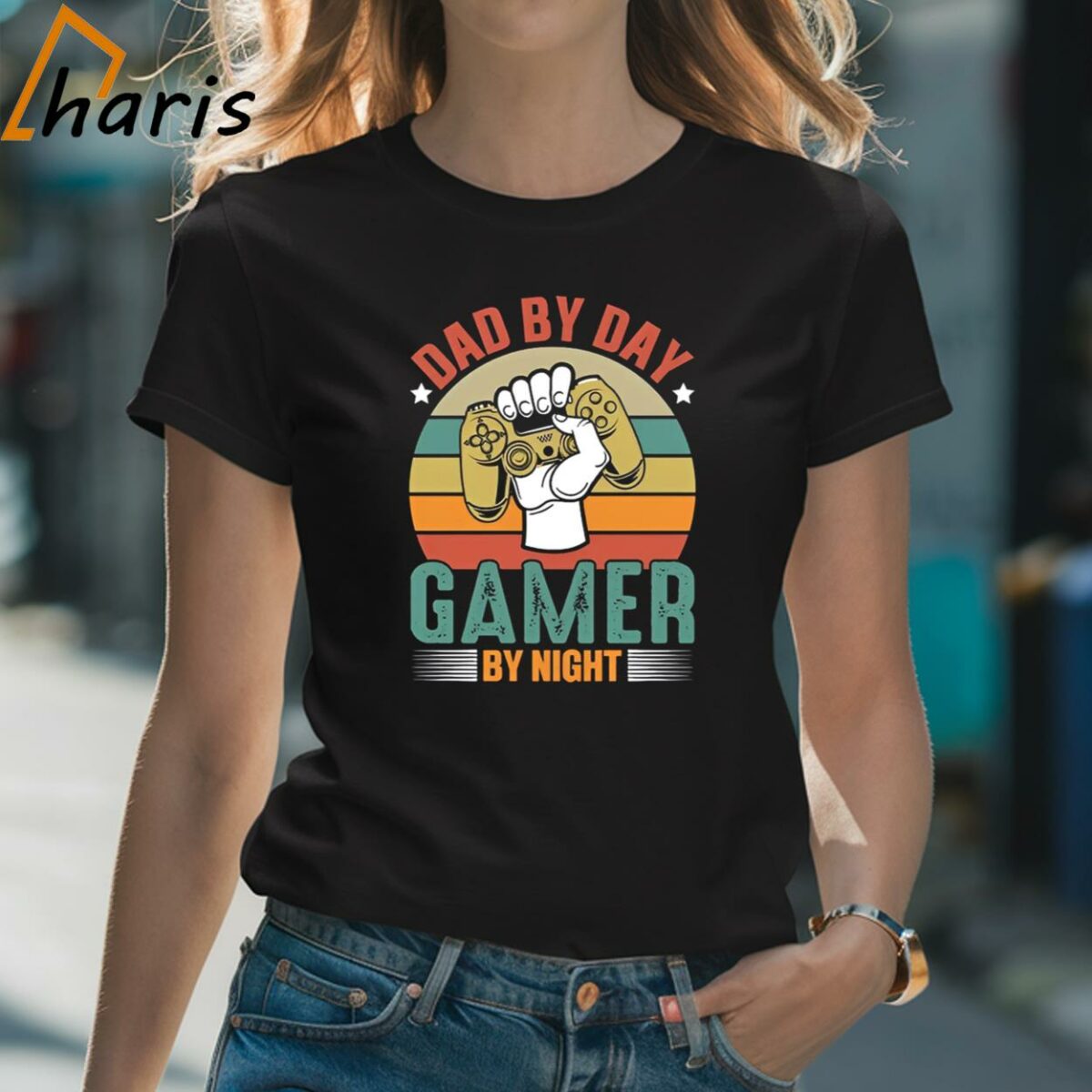 Dad By Day Gamer By Night T shirt 2 Shirt