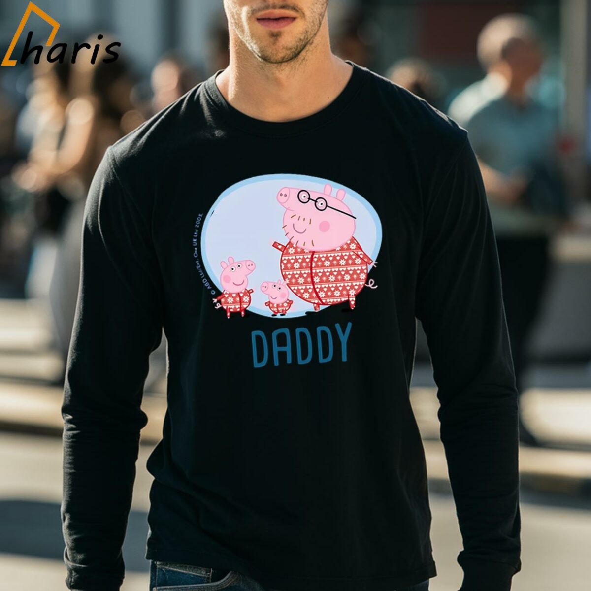 Daddy Pig Dad T shirt Fathers Day Gift For Dad 4 long sleeve shirt