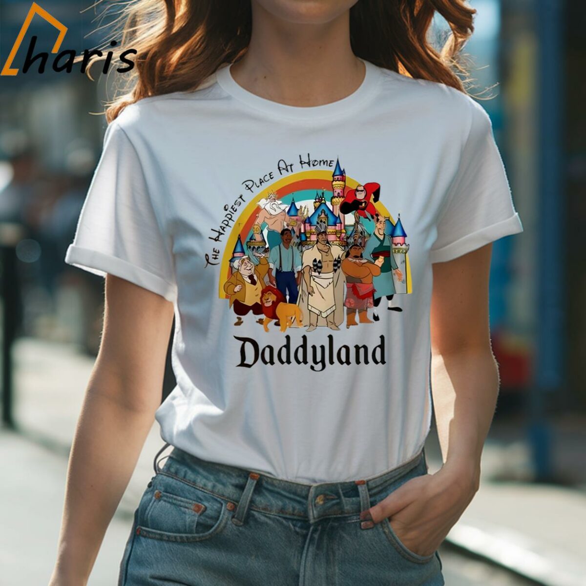 Daddyland The Happiest Place At Home Disney Dad Shirt 1 Shirt