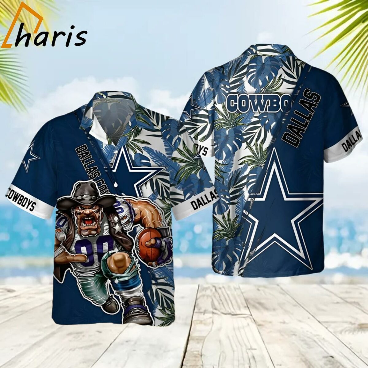 Dallas Cowboys NFL Floral Summer Hawaiian Shirt 2 2