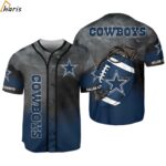 Dallas Cowboys Word And Grenade Baseball Jersey jersey jersey