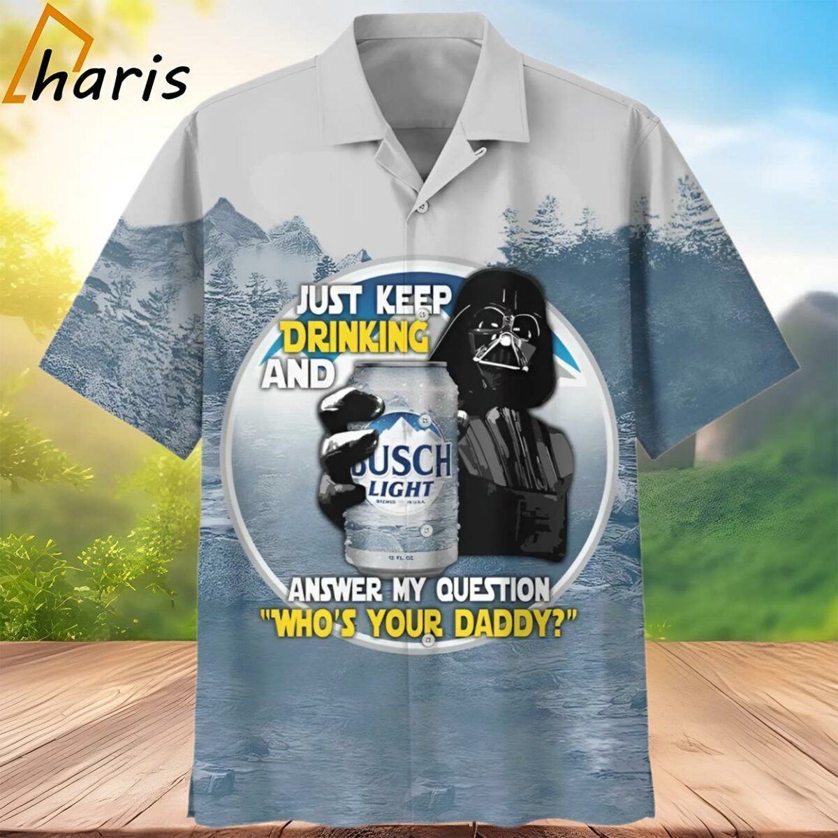 Darth Vader Just Keep Drinking Hawaiian Shirt 2 3