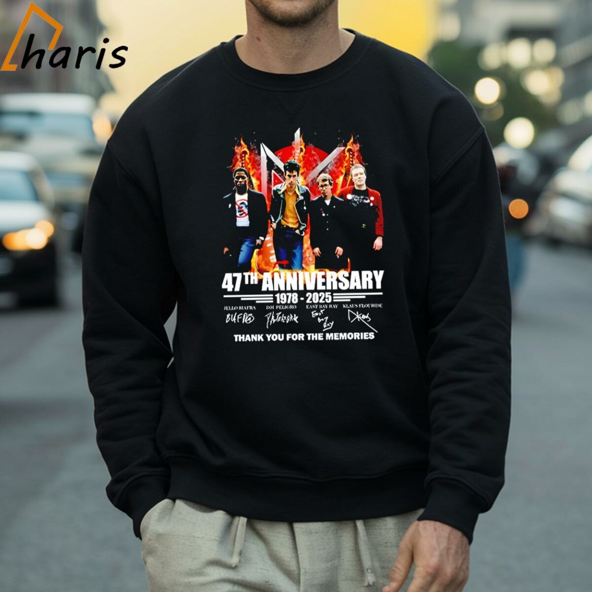 Dead Kennedys 47th Anniversary 1978 2025 Thank You For The Memories Shirt 4 Sweatshirt