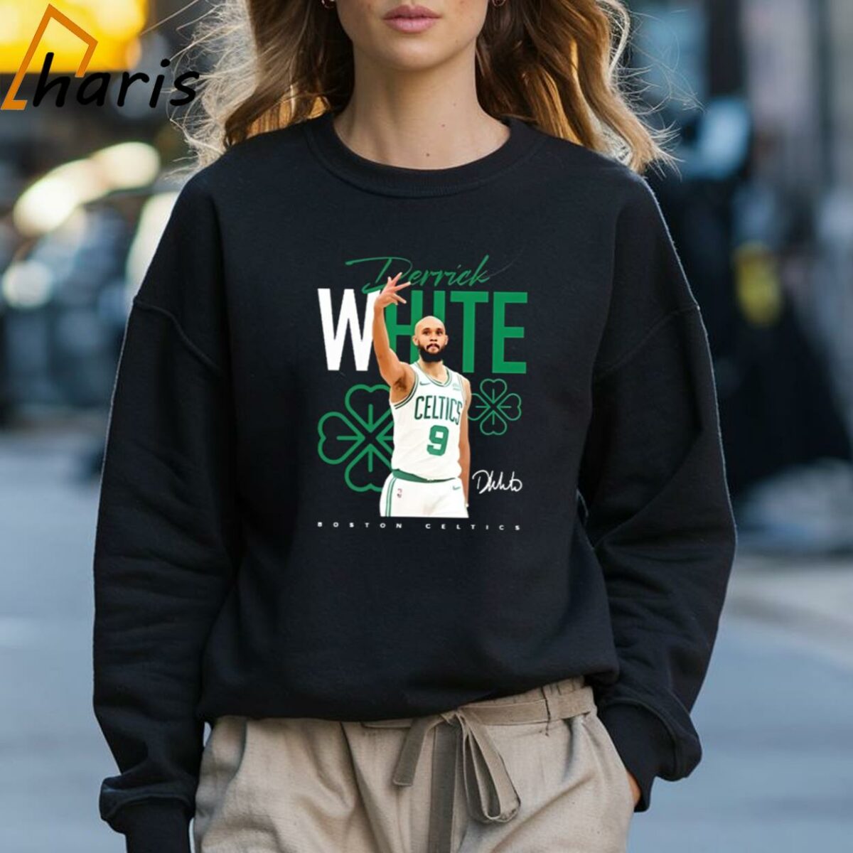 Derrick White Boston Celtics Signature T shirt 3 Sweatshirt