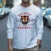 Detroit Baseball 1894 Tiger Head Shirt 3 Long sleeve shirt