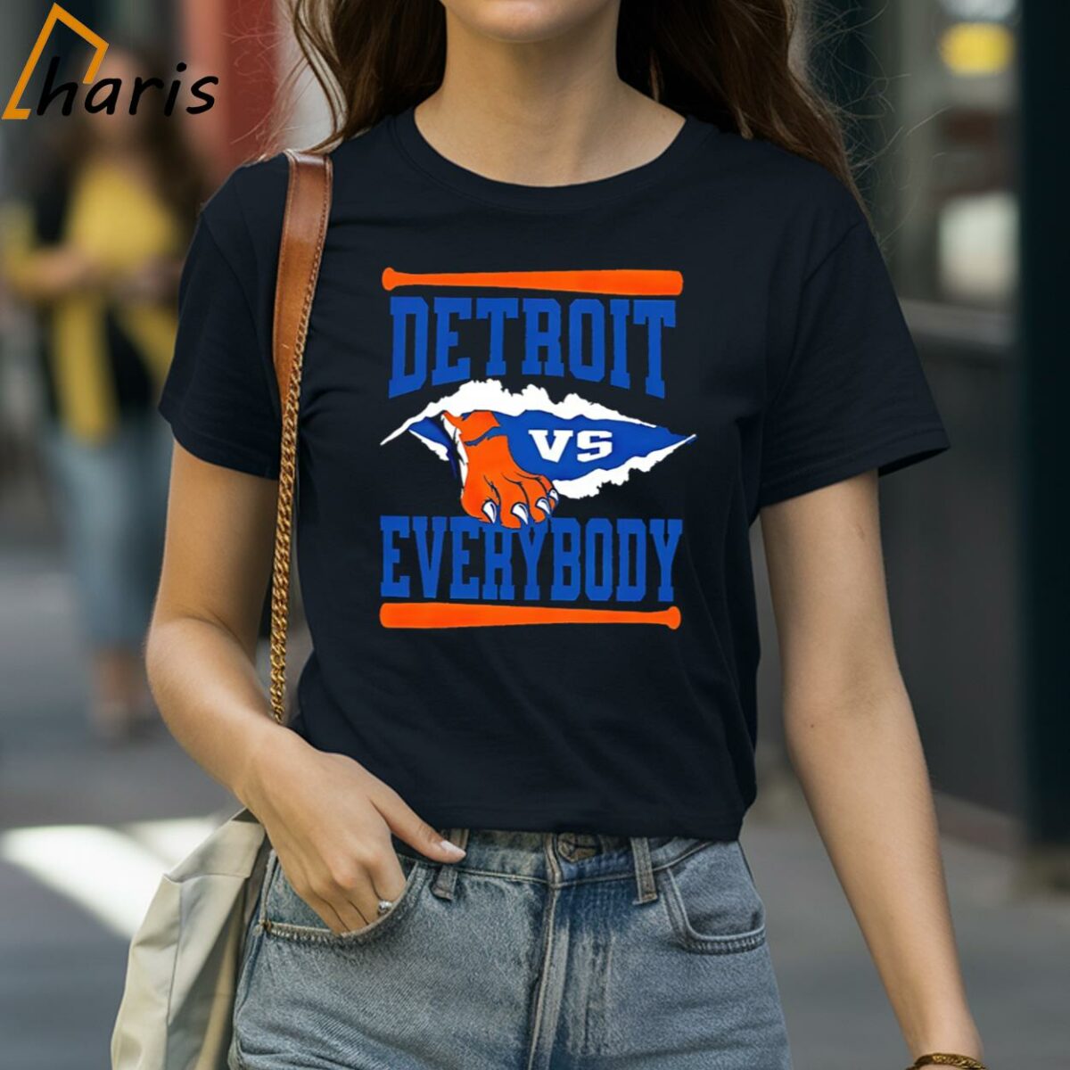 Detroit Tigers Vs Everybody Hand Shirt 2 shirt