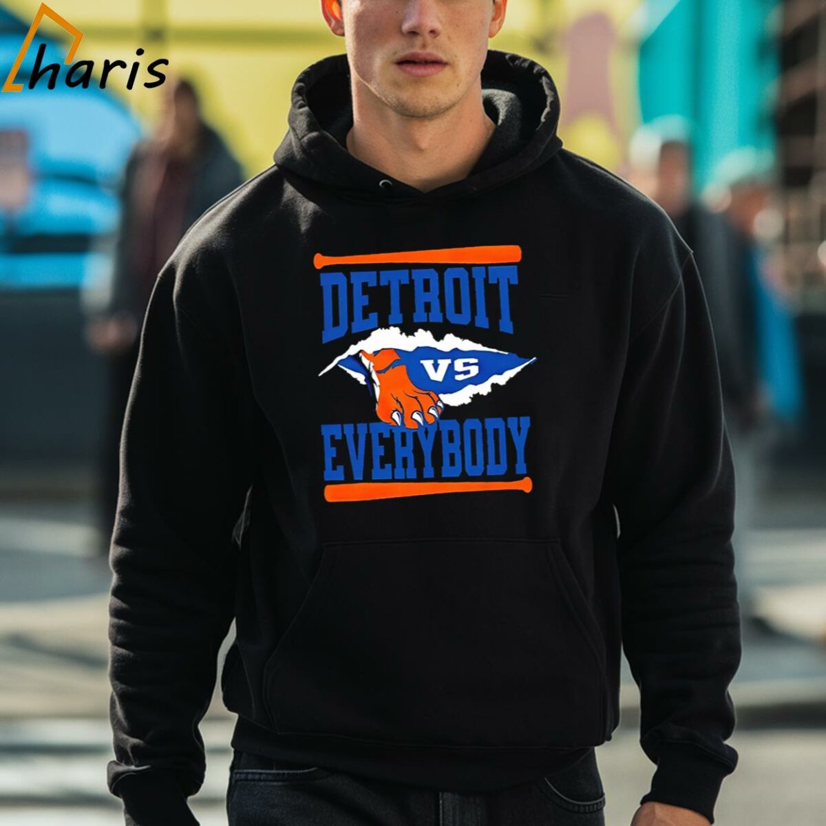 Detroit Tigers Vs Everybody Hand Shirt 3 hoodie