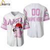 Disney Angel Stitch Girlfriend White Pink Custom Baseball Jersey jersey jersey
