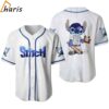 Disney Cartoon Stitch Blue White Baseball Jersey jersey jersey