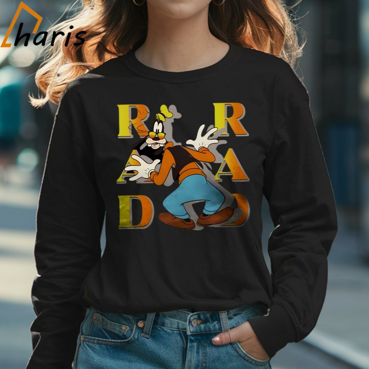 Disney Goofy Rad Dad Shirts For Dads 3 Long sleeve shirt