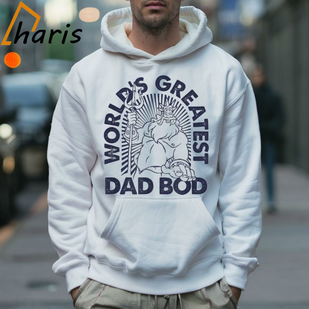 Disney King Triton Worlds Greatest Dad Bod T shirt 5 Hoodie