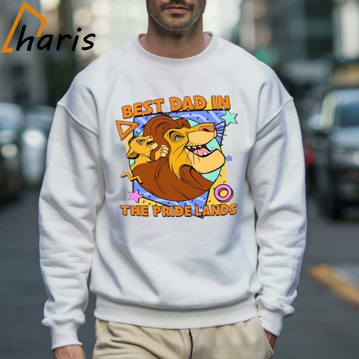 Disney Lion King Simba Mufasa Dad And Son Shirt 3 Sweatshirt