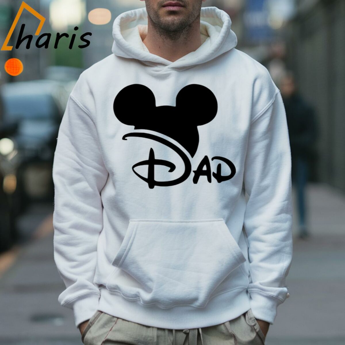 Disney Mickey Head Classic Dad And Daughter Shirt 5 Hoodie