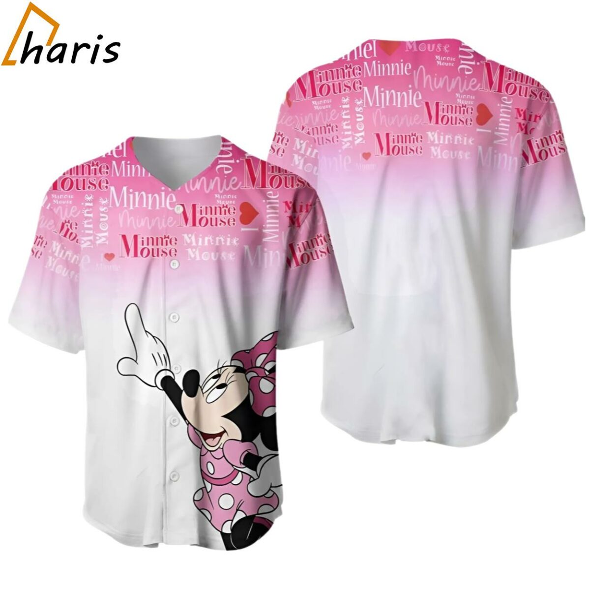 Disney Mickey Minnie Baseball Jersey jersey jersey
