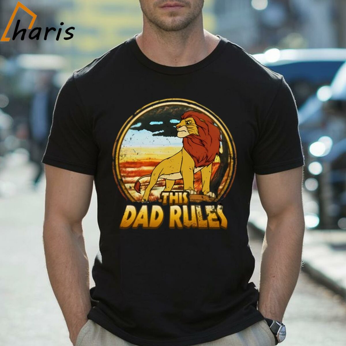 Disney Mufasa The Lion King This Dad Rules Tee Shirt 2 Shirt
