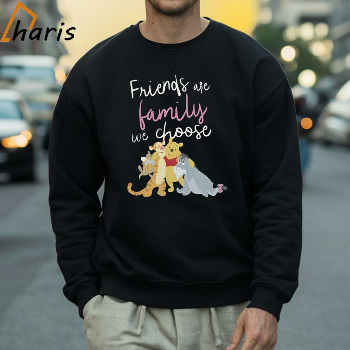 Disney Pooh Winnie Friends Are The Family We Choose Shirt 4 Sweatshirt