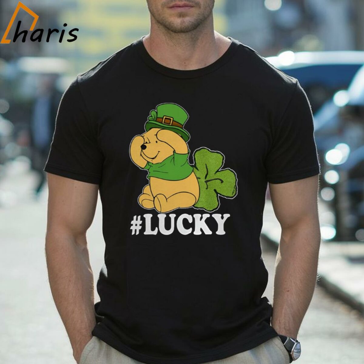 Disney Pooh Winnie The Lucky Shamrock St Patricks Day Shirt 2 Shirt