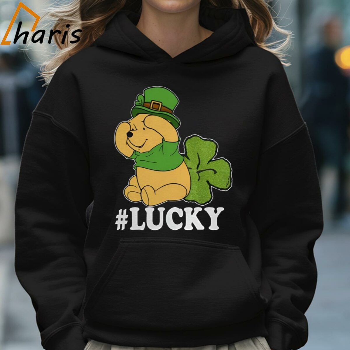 Disney Pooh Winnie The Lucky Shamrock St Patricks Day Shirt 5 Hoodie