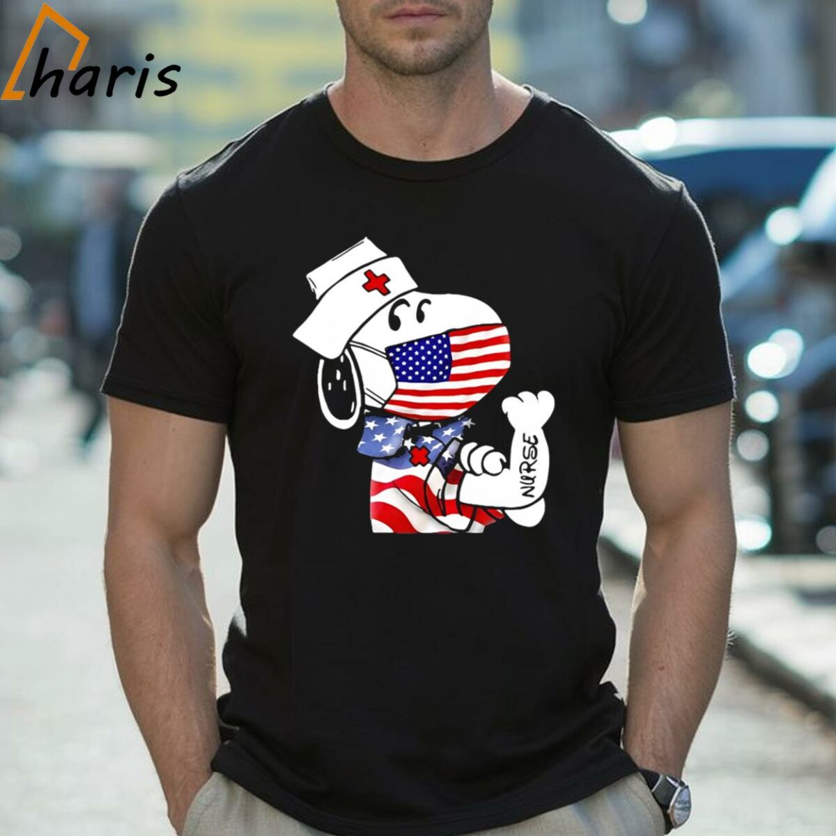 Disney Snoopy Nurse American Flag Independence Day Shirt 2 Shirt