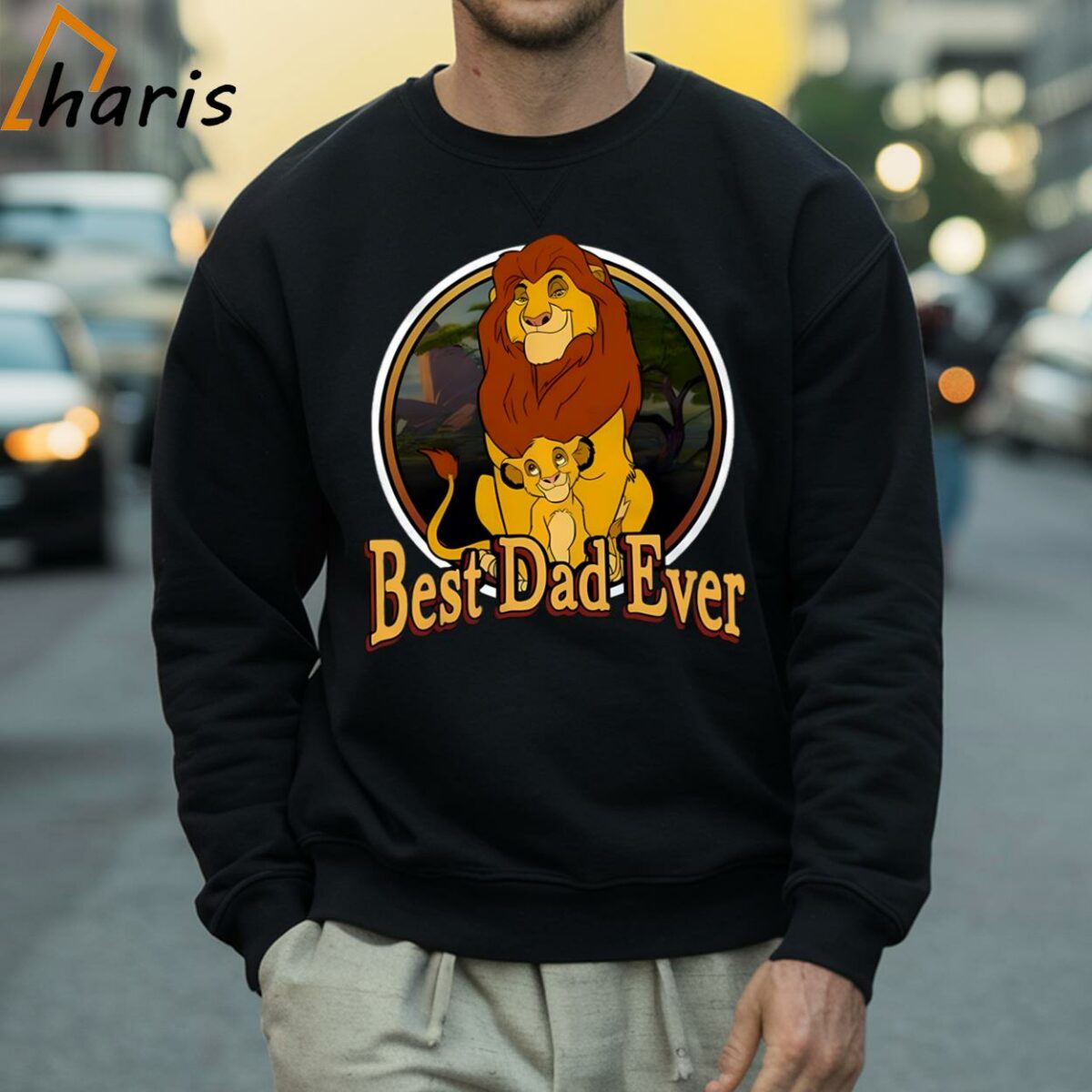 Disney The Lion King Best Dad Ever Mufasa Dad Shirt 4 Sweatshirt