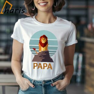 Disney The Lion King Simba Papa Dia Del Padre Fathers Day T shirt 1 Shirt