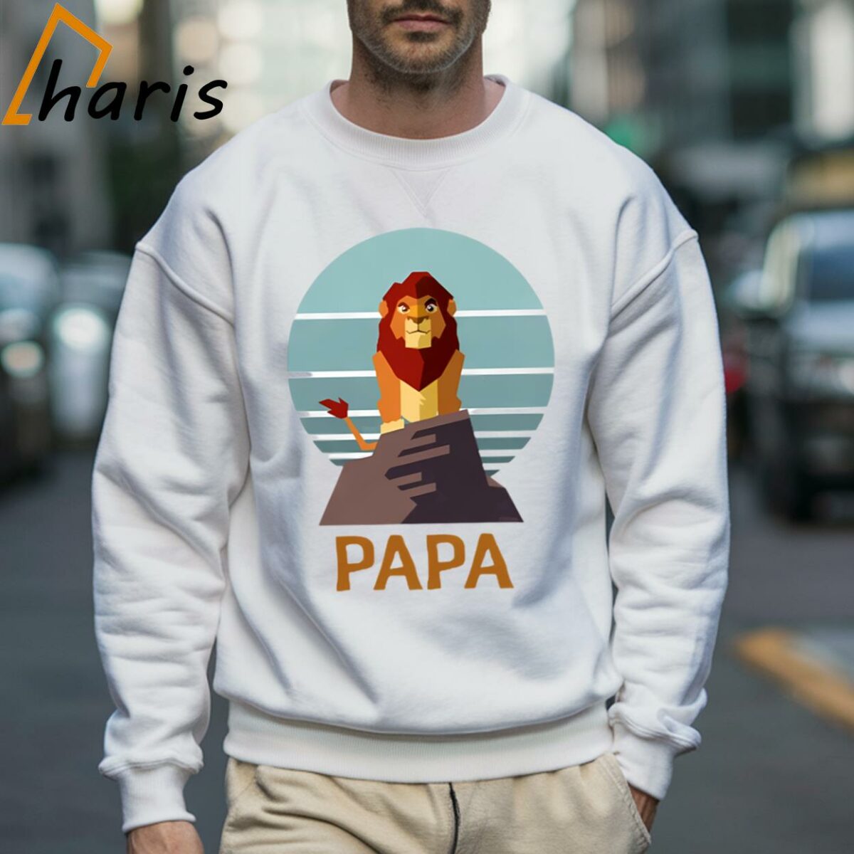 Disney The Lion King Simba Papa Dia Del Padre Fathers Day T shirt 3 Sweatshirt