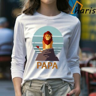 Disney The Lion King Simba Papa Dia Del Padre Fathers Day T shirt 4 Long sleeve Shirt