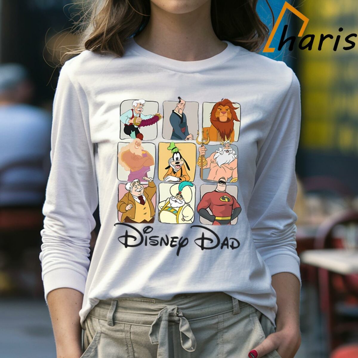 Disneyworld Dad Characters Shirt Disneyland Family Vacation 4 Long sleeve Shirt