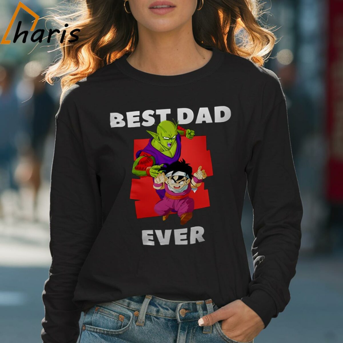 Dragon Ball Z Best Dad Ever Piccolo Gohan T shirt 4 Long sleeve shirt