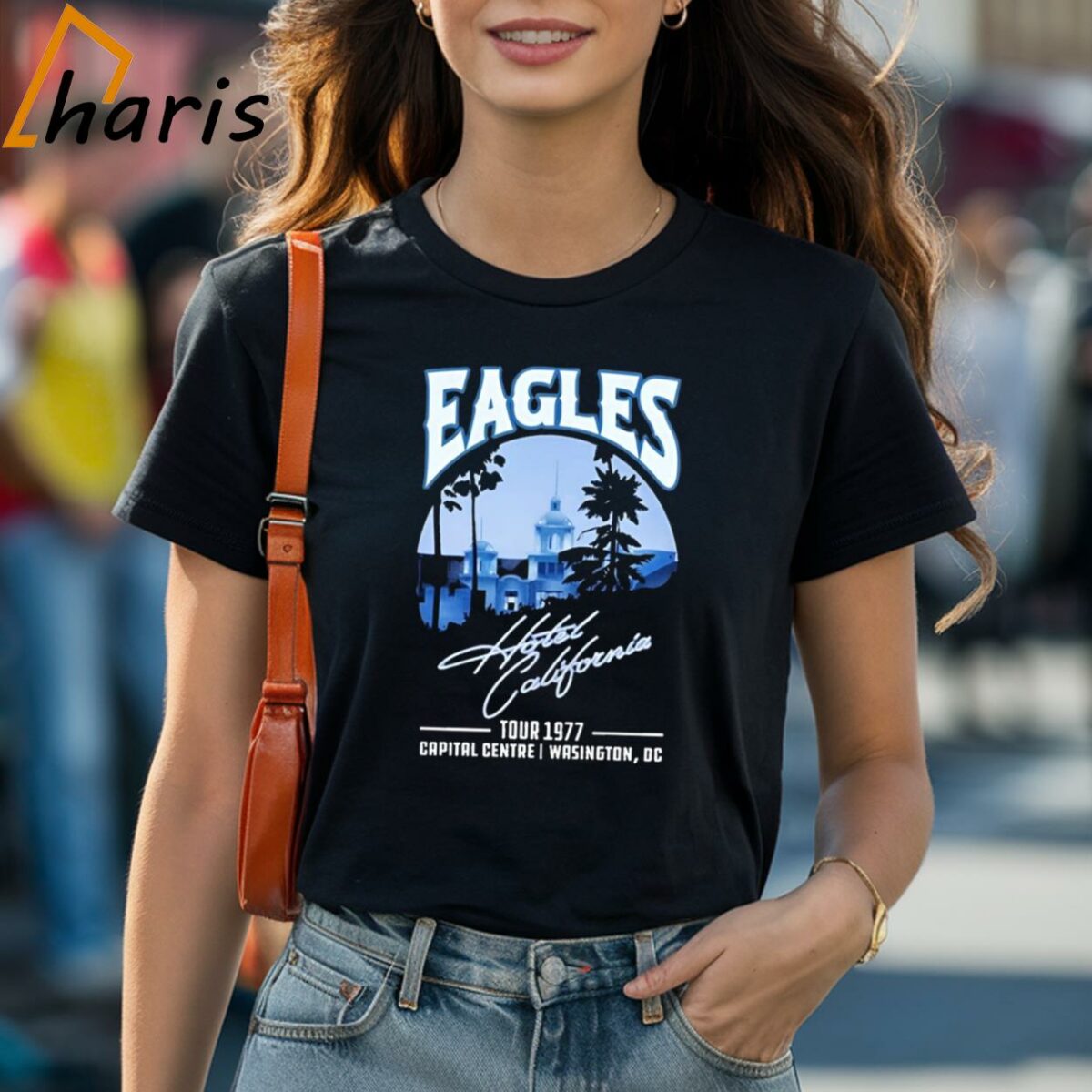 Eagles Hotel California Tour 1977 Memories T shirt 1 Shirt