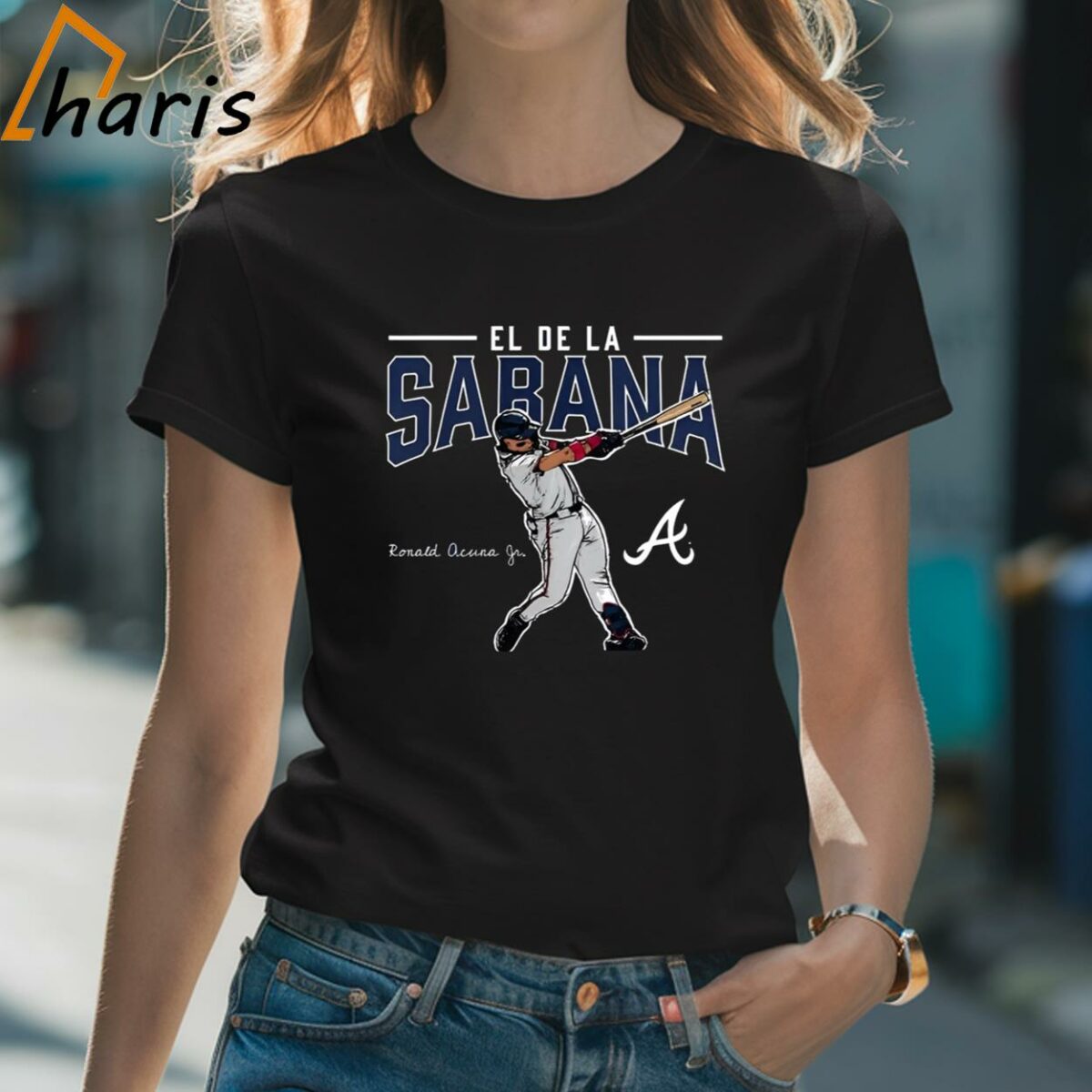 El De La Sabana Ronald Acua Jr Atlanta Braves Player Swing T Shirt 2 Shirt