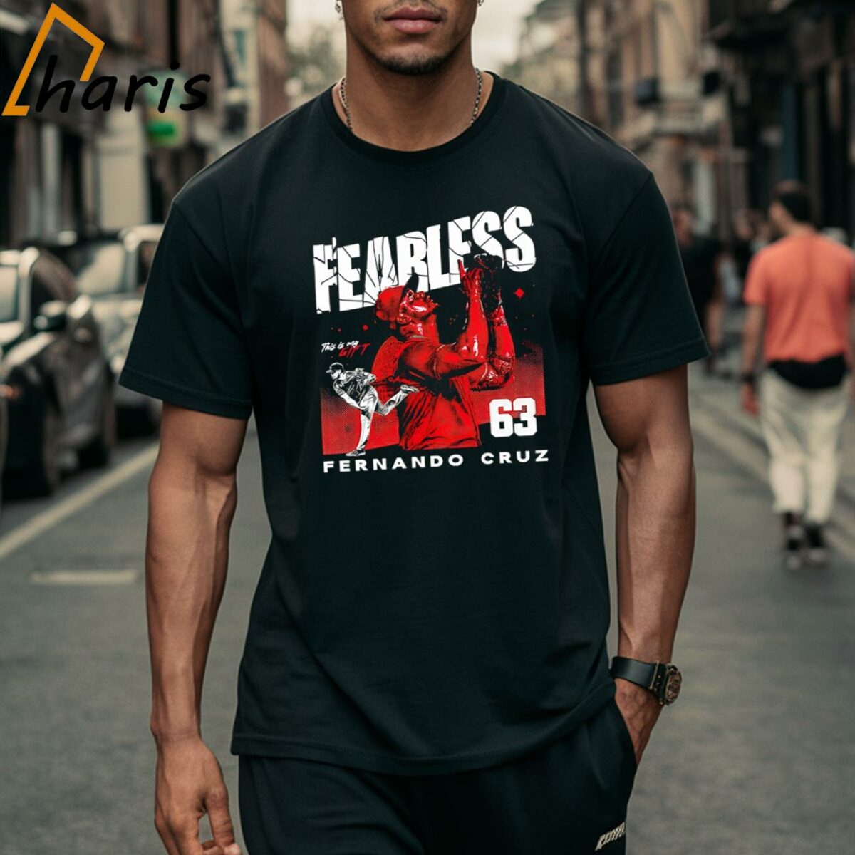 Fearless Fernando Cruz 63 Cincinnati Reds This Is My Gift Shirt