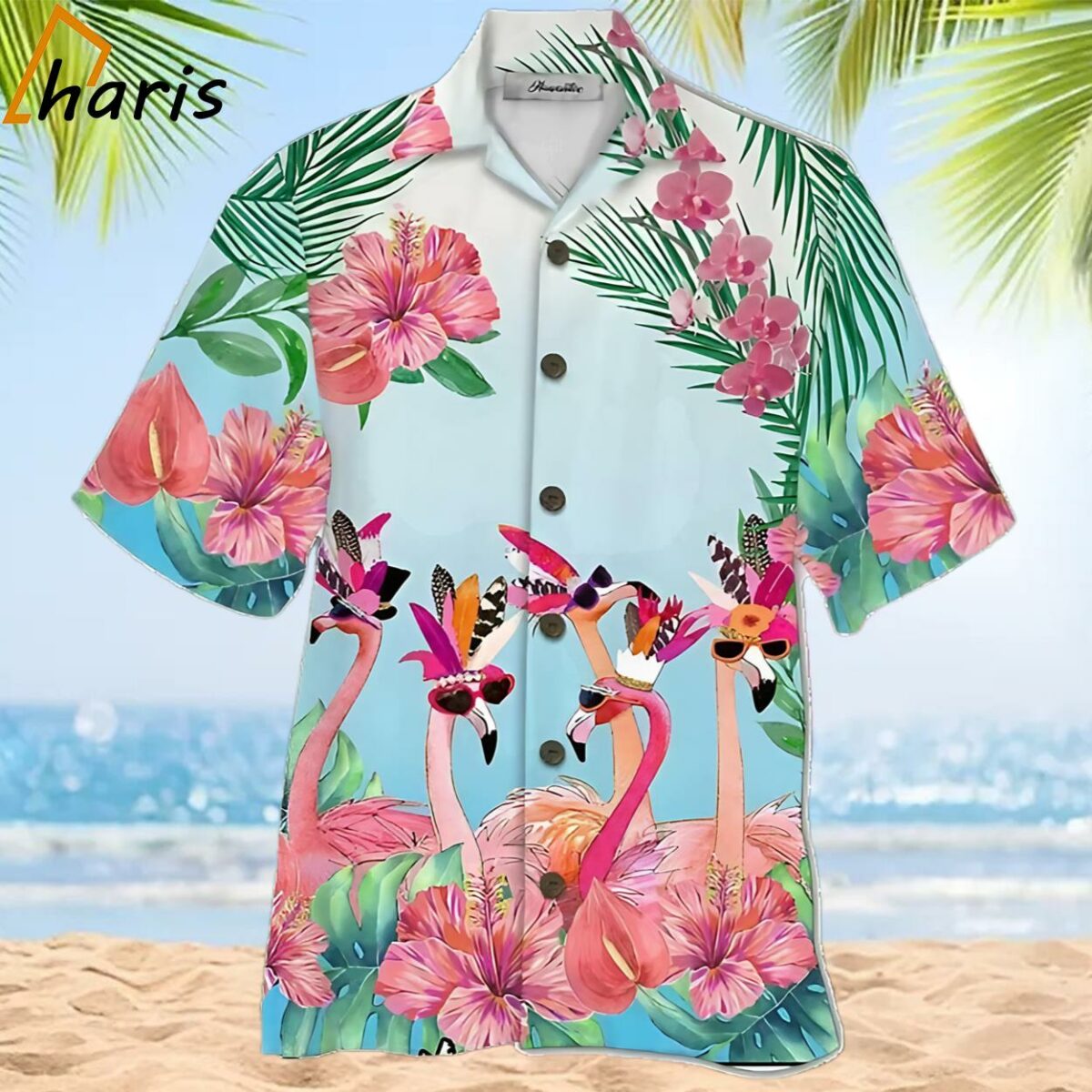 Flamingo Aloha Trendy Hawaiian Shirts For Men and Woman 2 2