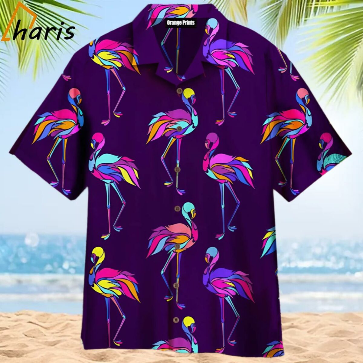 Flamingo Colorful Trendy Hawaiian Shirt 2 2