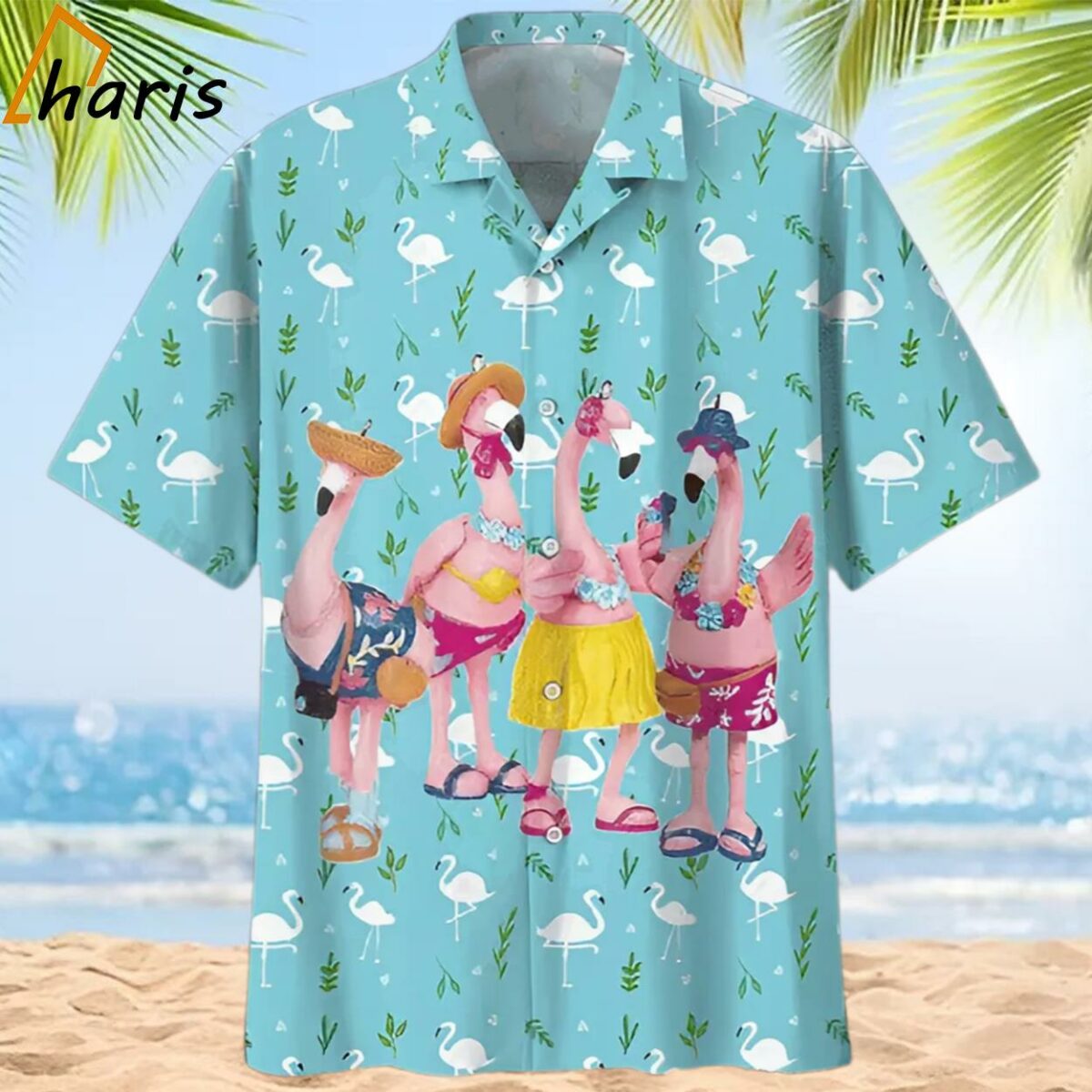 Flamingo Funny Hawaiian Shirt For Summer 2 2