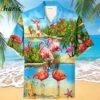 Flamingo On The Beach Trendy Hawaiian Shirt Summer Gift 1 1