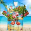 Flamingo On The Beach Trendy Hawaiian Shirt Summer Gift 2 2