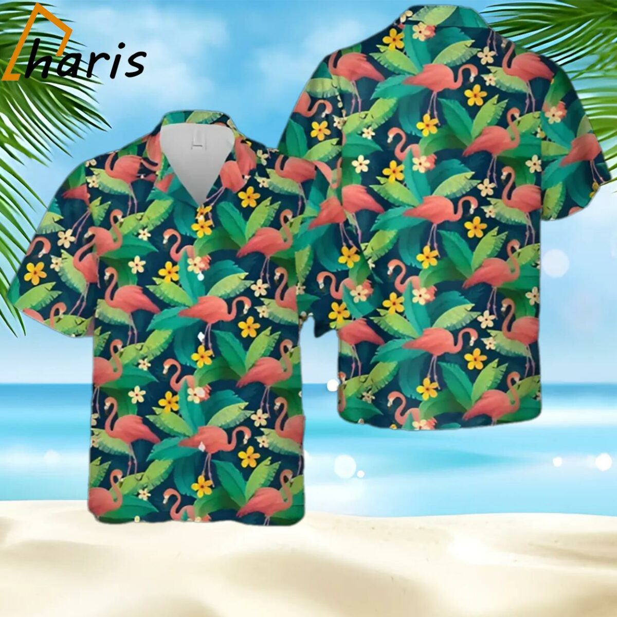 Flamingo Pattern Hawaiian Shirt Ready For Sunbathing 1 1