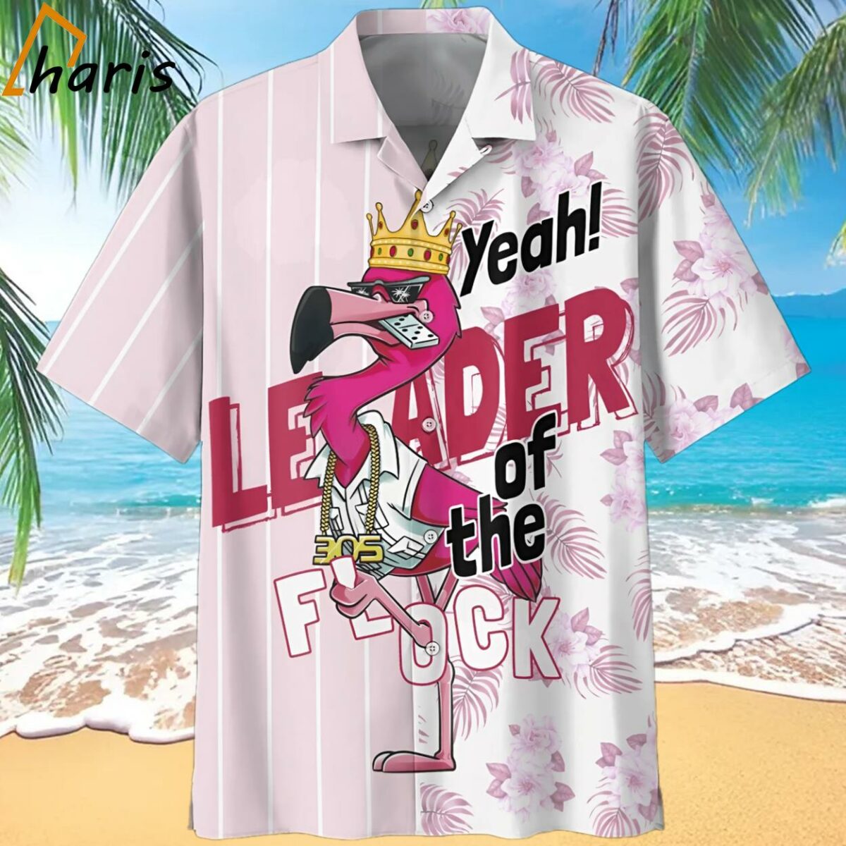 Flamingo Trendy Hawaiian Shirt 1 1 1